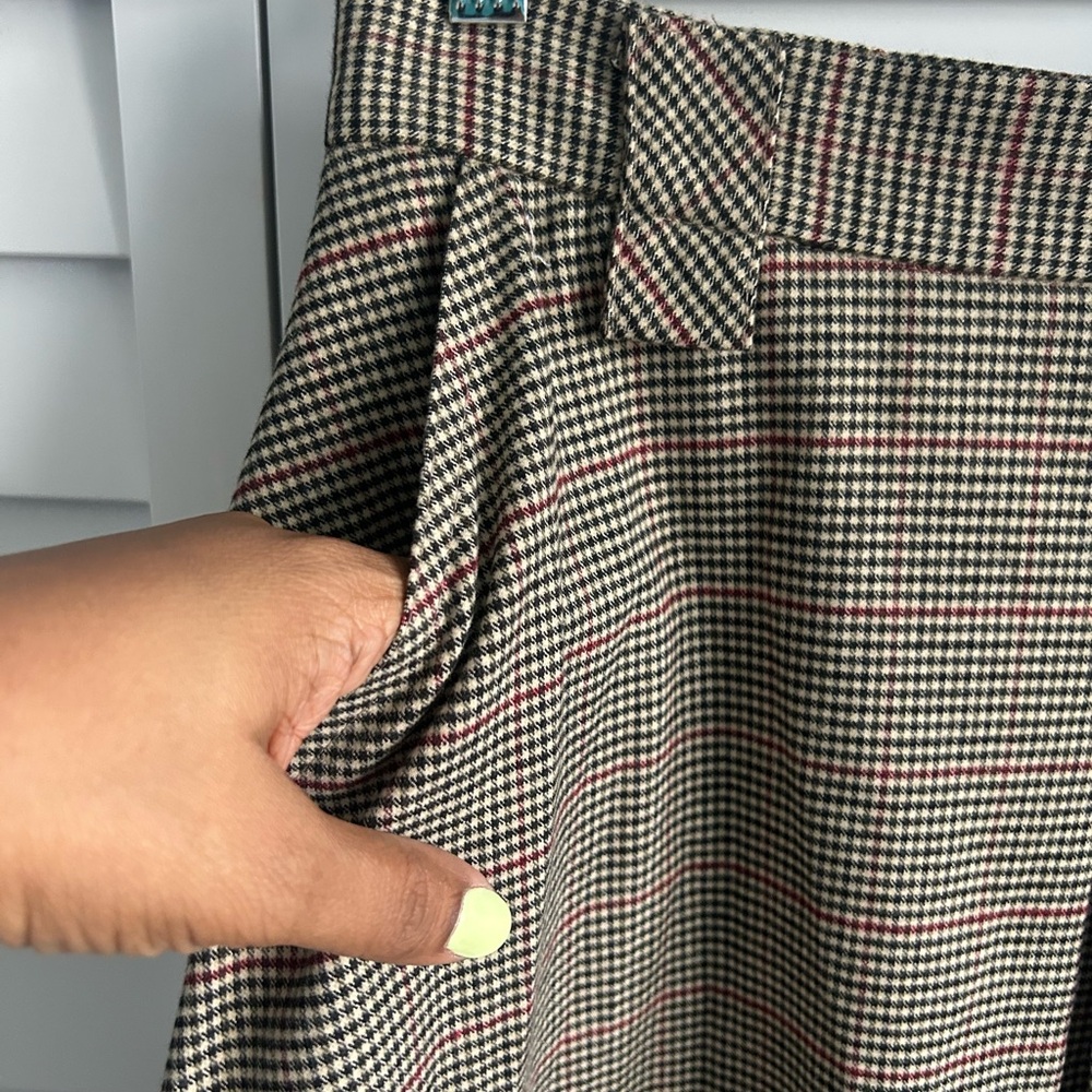 Nocturne | plaid pattern midi skirt - Picture 6 of 13